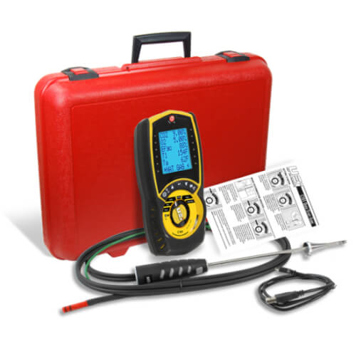 UEI Test C161C Flue Gas Combustion Analyzer w/ Case