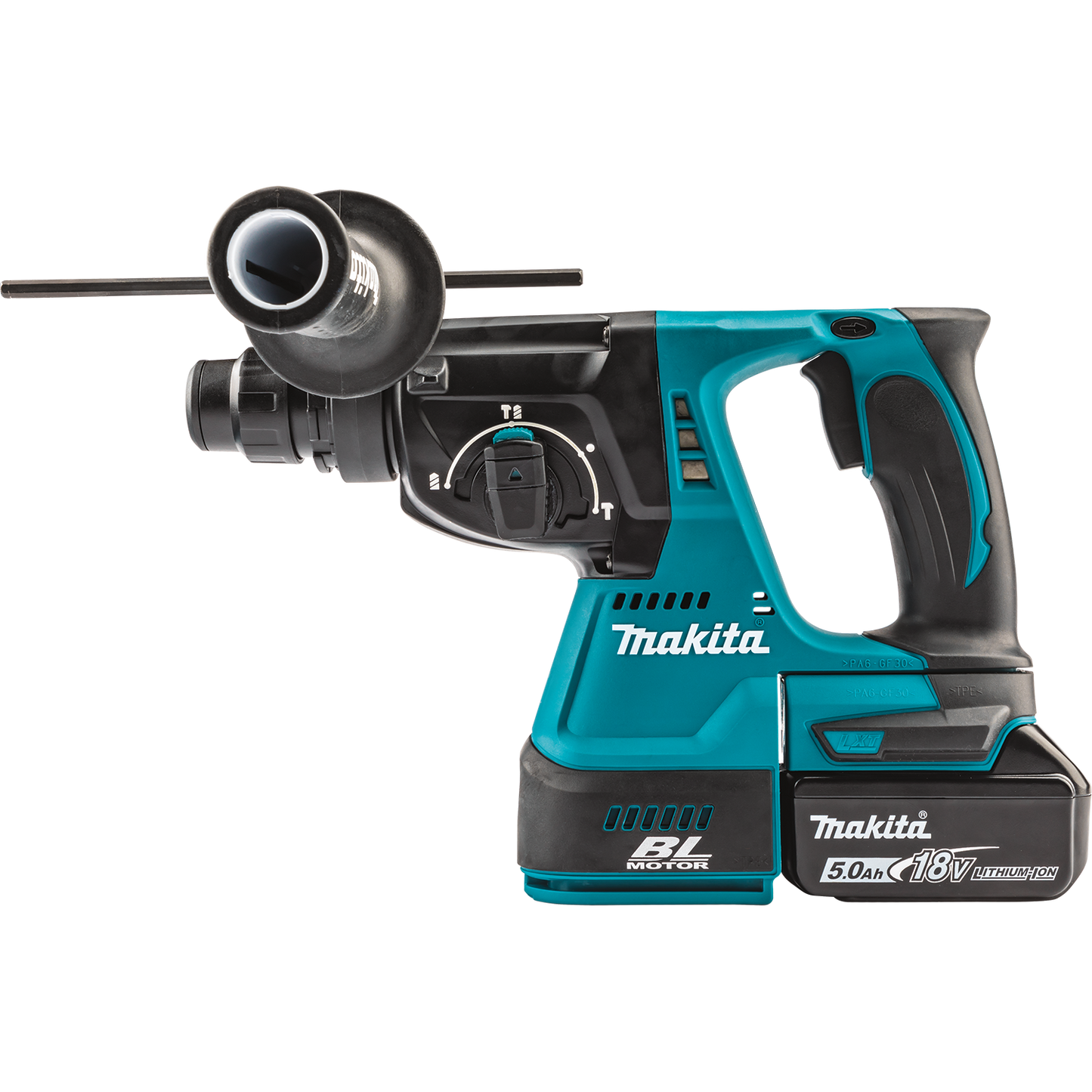 Makita XRH011TWX 18V LXT® Lithium‘Ion Brushless Cordless 1" SDS‘PLUS Rotary Hammer Kit, w/ HEPA Dust Extractor Attachment (5.0Ah)