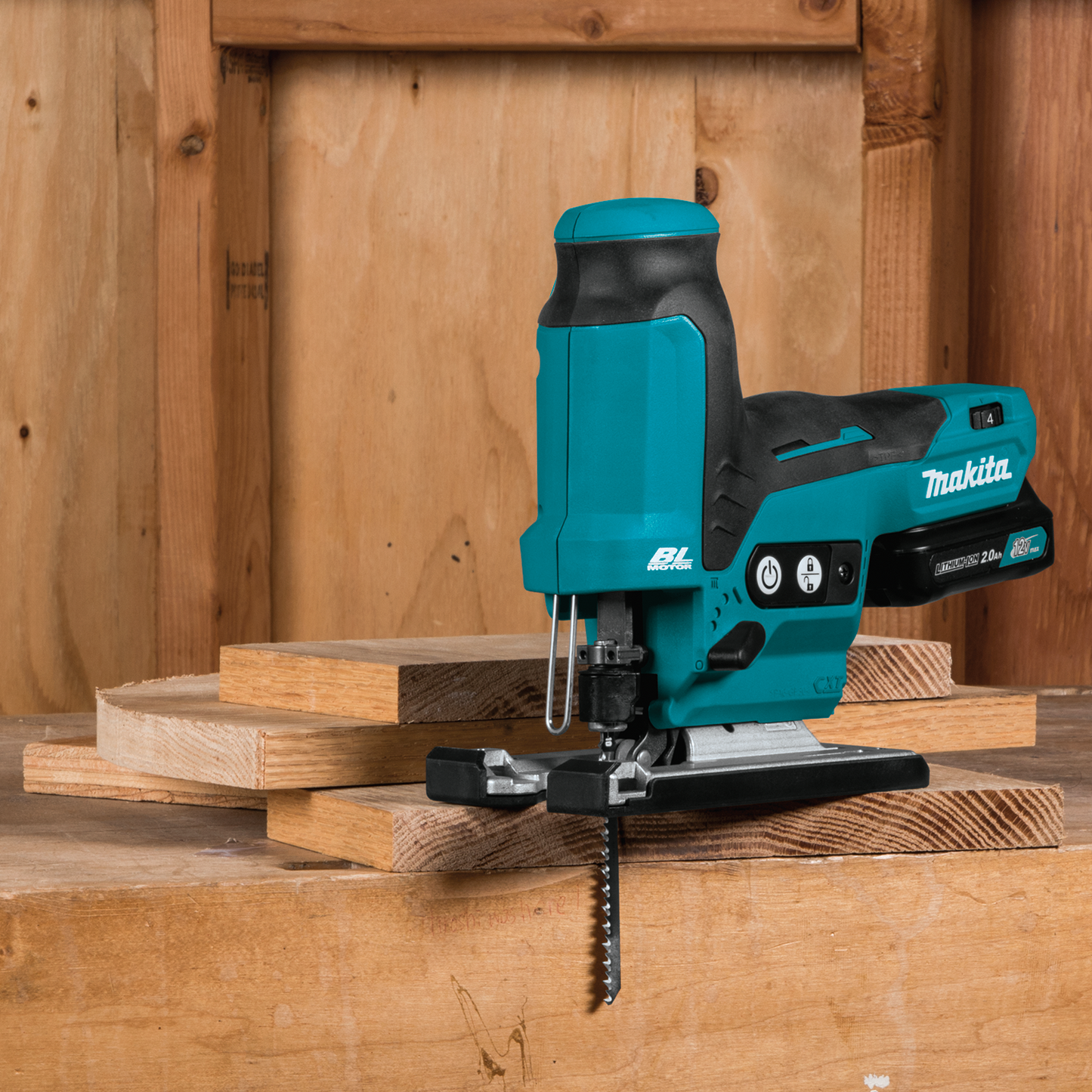 Makita VJ05R1J 12V max CXT® Lithium‘Ion Brushless Cordless Barrel Grip Jig Saw Kit (2.0Ah)