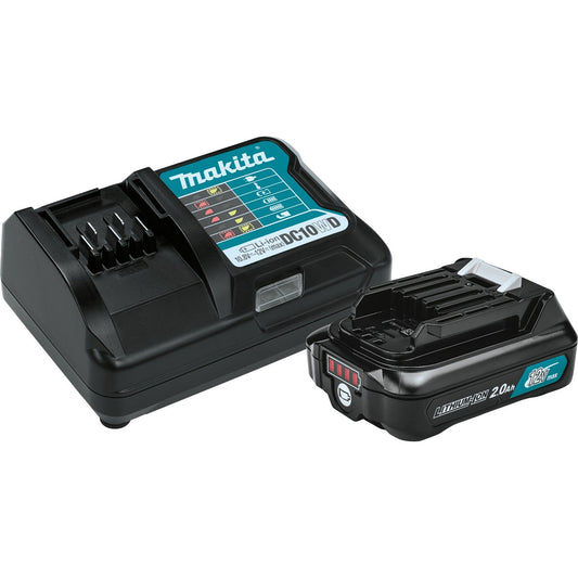 Makita BL1021BDC1 12V max CXT® Lithium‘Ion Battery and Charger Starter Pack (2.0Ah)