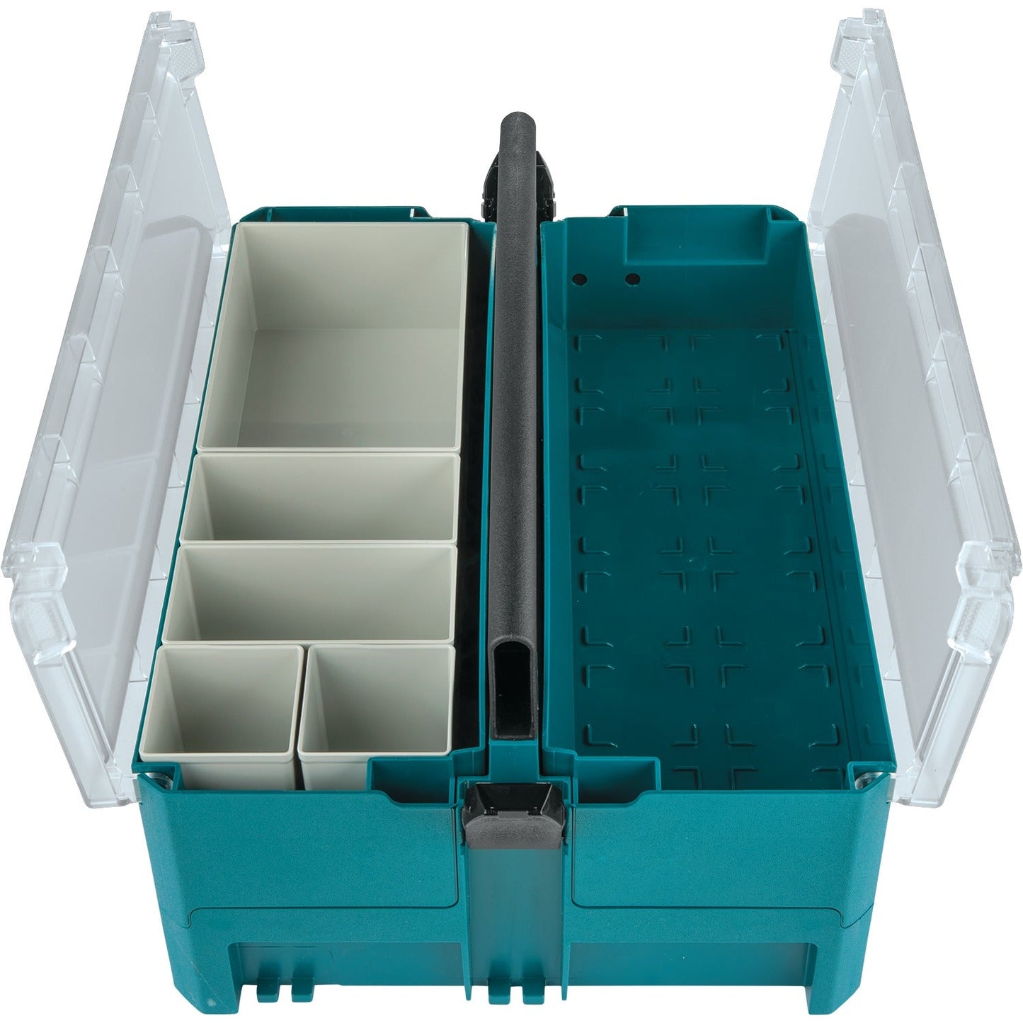 Makita P-84137 MAKPAC Interlocking Storage Box with Inserts, 6‘1/2" x 15‘1/4" x 11‘5/8"