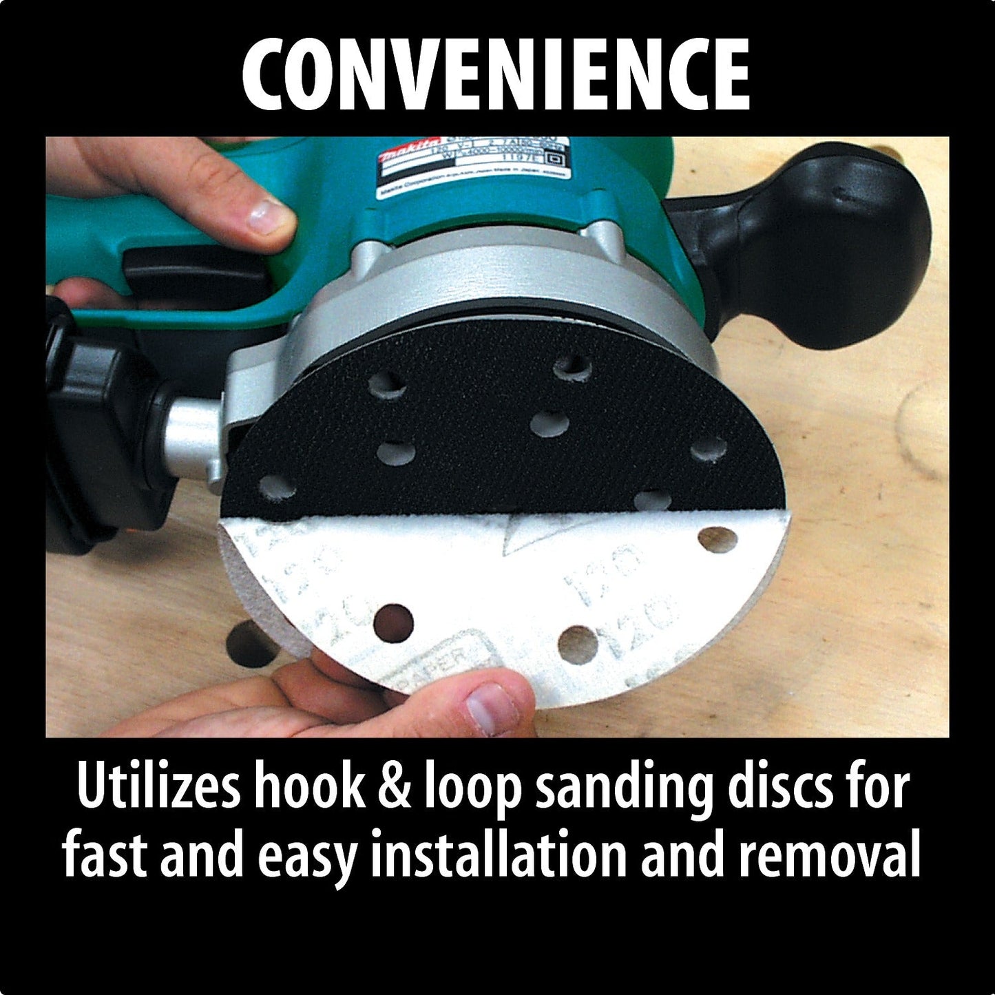 Makita BO6030 6" Random Orbit Sander