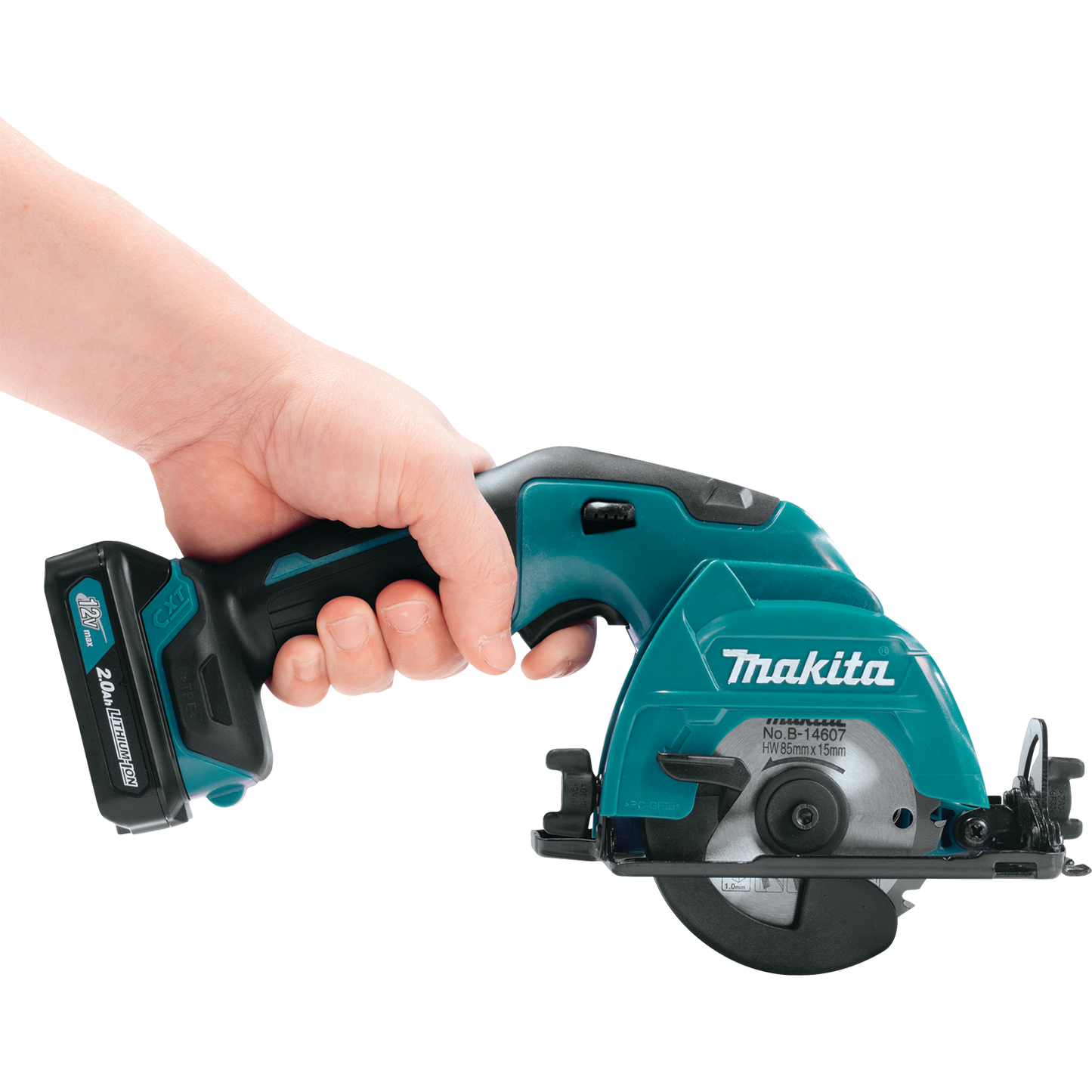 Makita SH02R1 12V max CXT® Lithium‘Ion Cordless 3‘3/8" Circular Saw Kit (2.0Ah)