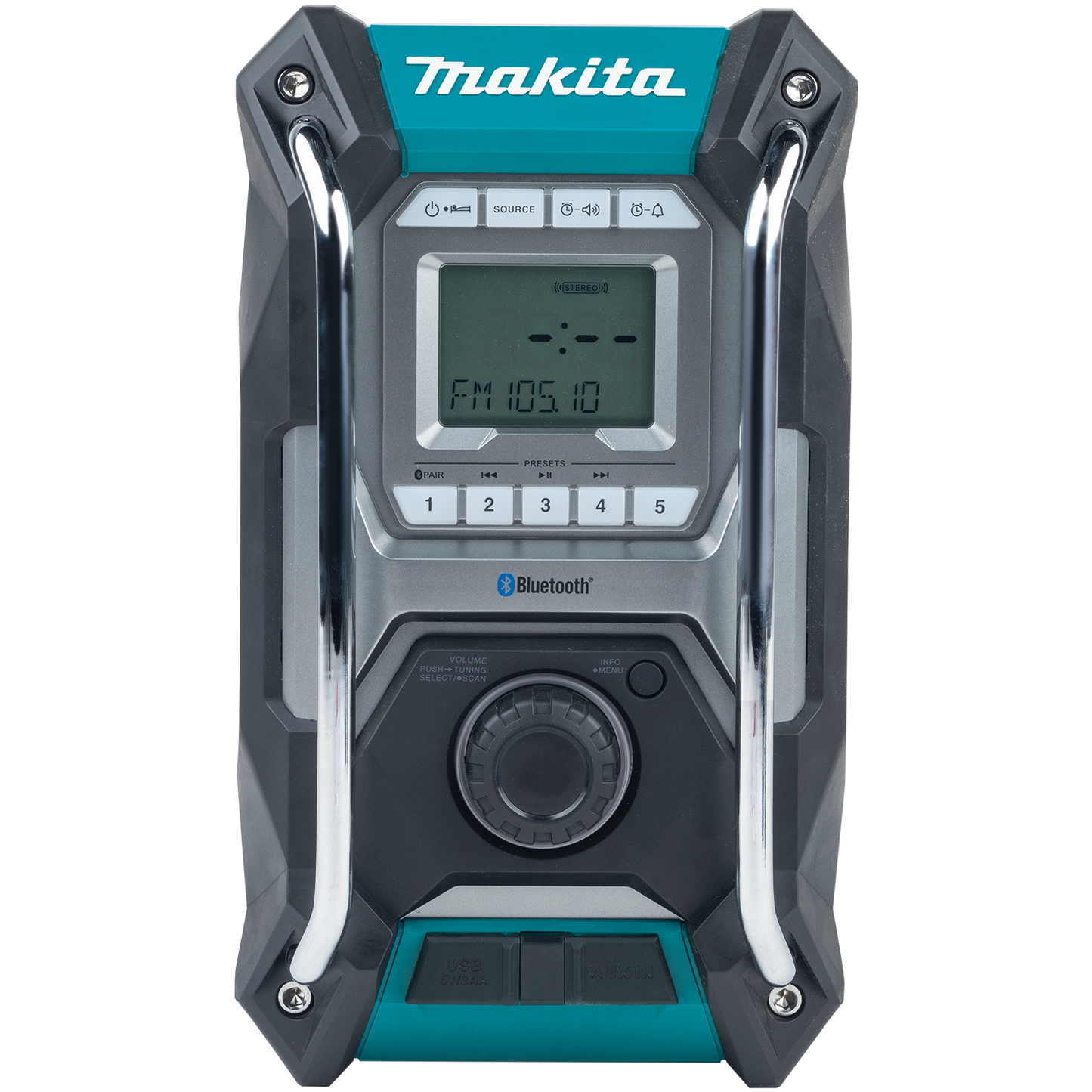 Makita GRM02 40V max XGT® Cordless/Corded Bluetooth® Job Site Radio, Tool Only