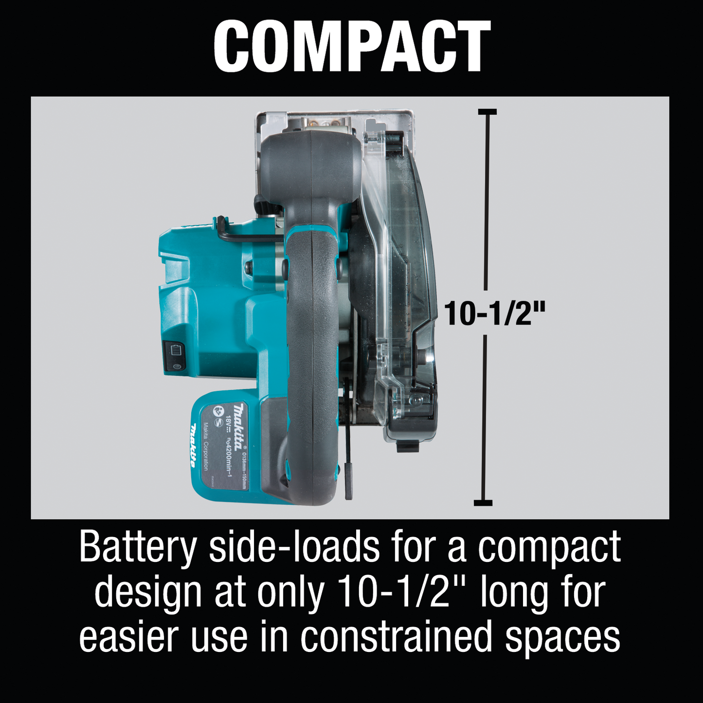 Makita XSC04Z 18V LXT® Lithium‘Ion Brushless Cordless 5‘7/8" Metal Cutting Saw, with Electric Brake and Chip Collector, Tool Only