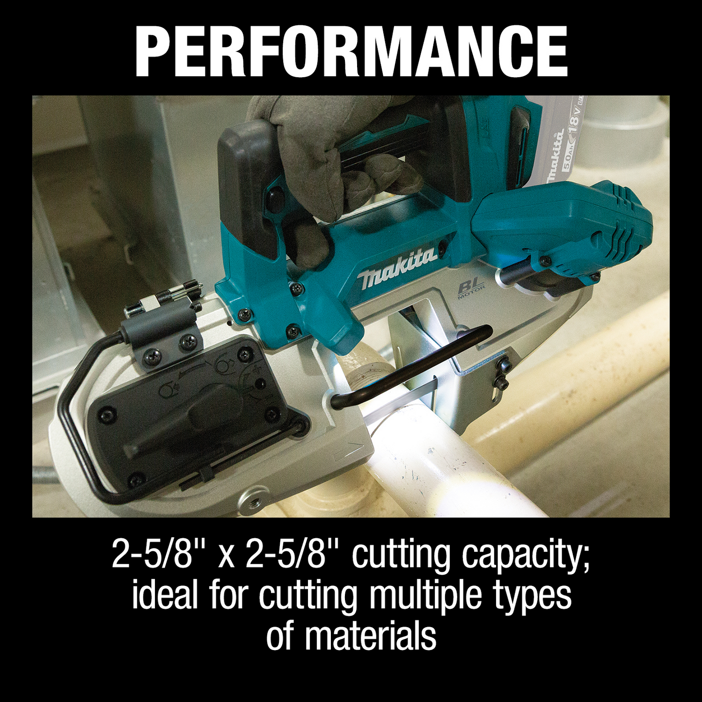 Makita XBP04Z 18V LXT® Lithium‘Ion Compact Brushless Cordless Band Saw, Tool Only