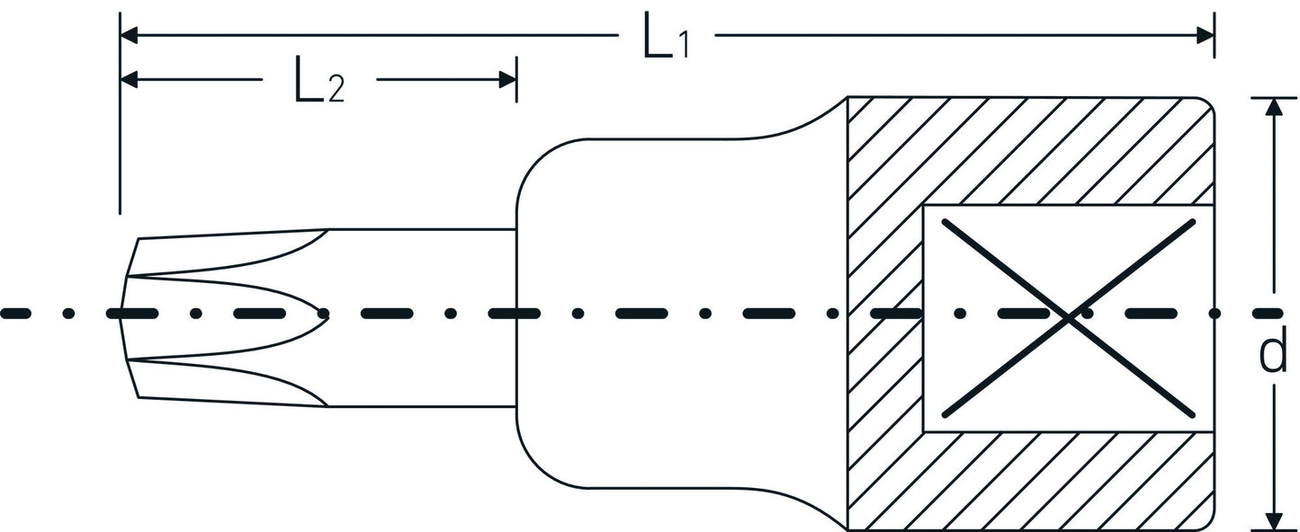 Stahlwille 3100040 54 TX T 40 Screwdriver Sockets