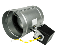 iO HVAC Controls OAD-09-24V Outside Air Damper 9" - 24V Motor