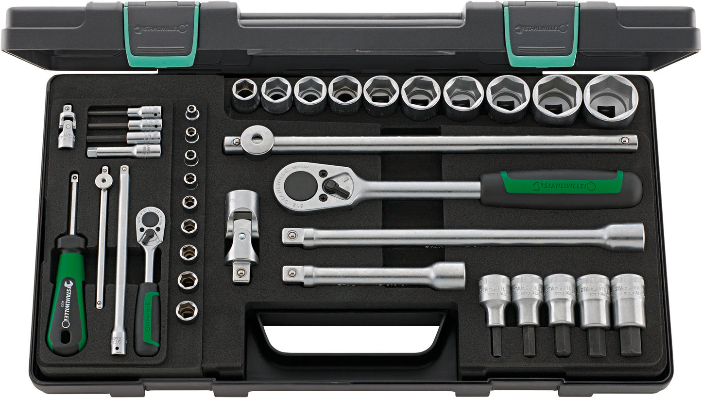 Stahlwille 96011160 40/52/27/11 KN Socket Set