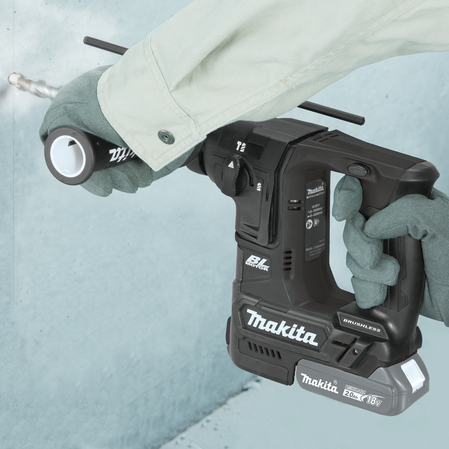 Makita XRH06ZB 18V LXT® Lithium‘Ion Sub‘Compact Brushless Cordless 11/16" SDS‘PLUS Rotary Hammer, Tool Only