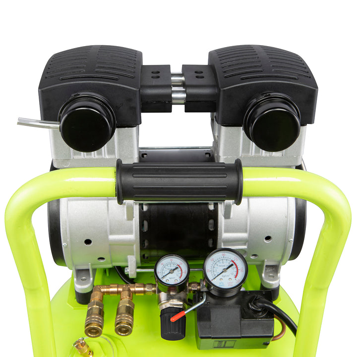 FlexZilla CB20100F Air Compressor with Quiet Technology™, Portable,  2 HP, 10 Gallon, Industrial Grade Pump