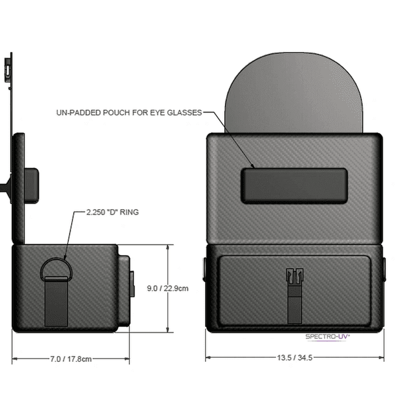 Spectro-UV CC-370A uVision™ Soft Padded Carrying Case