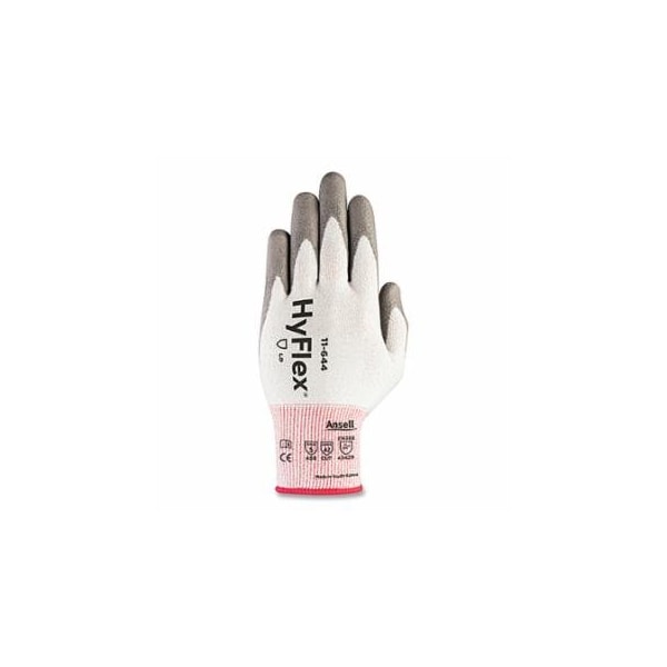 HYFLEX® 11-644-8 Hyflex 11644 Wht Cut/13Ga Pe W/ Gray Pu Ct 8 (12 PR)