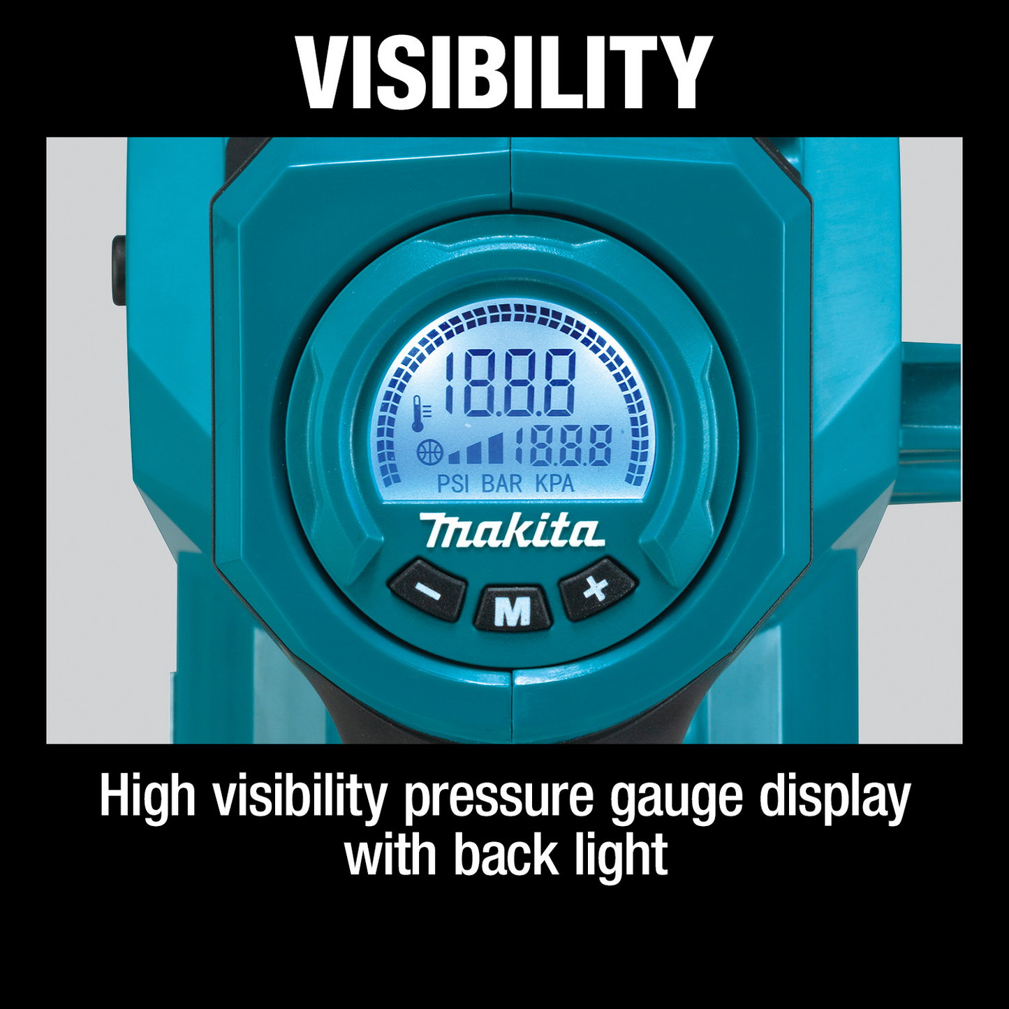 Makita DMP181ZX 18V LXT® Lithium‘Ion Cordless High‘Pressure Inflator, Tool Only