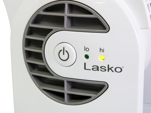 Lasko D300 MyCool Mini USB 2- Speed Desk Fan with USB Cable and AC Adapter, White