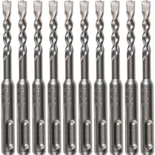 Makita B-60888 1/4" x 4" SDS‘PLUS Bit, 2‘Cutter, 10/pk