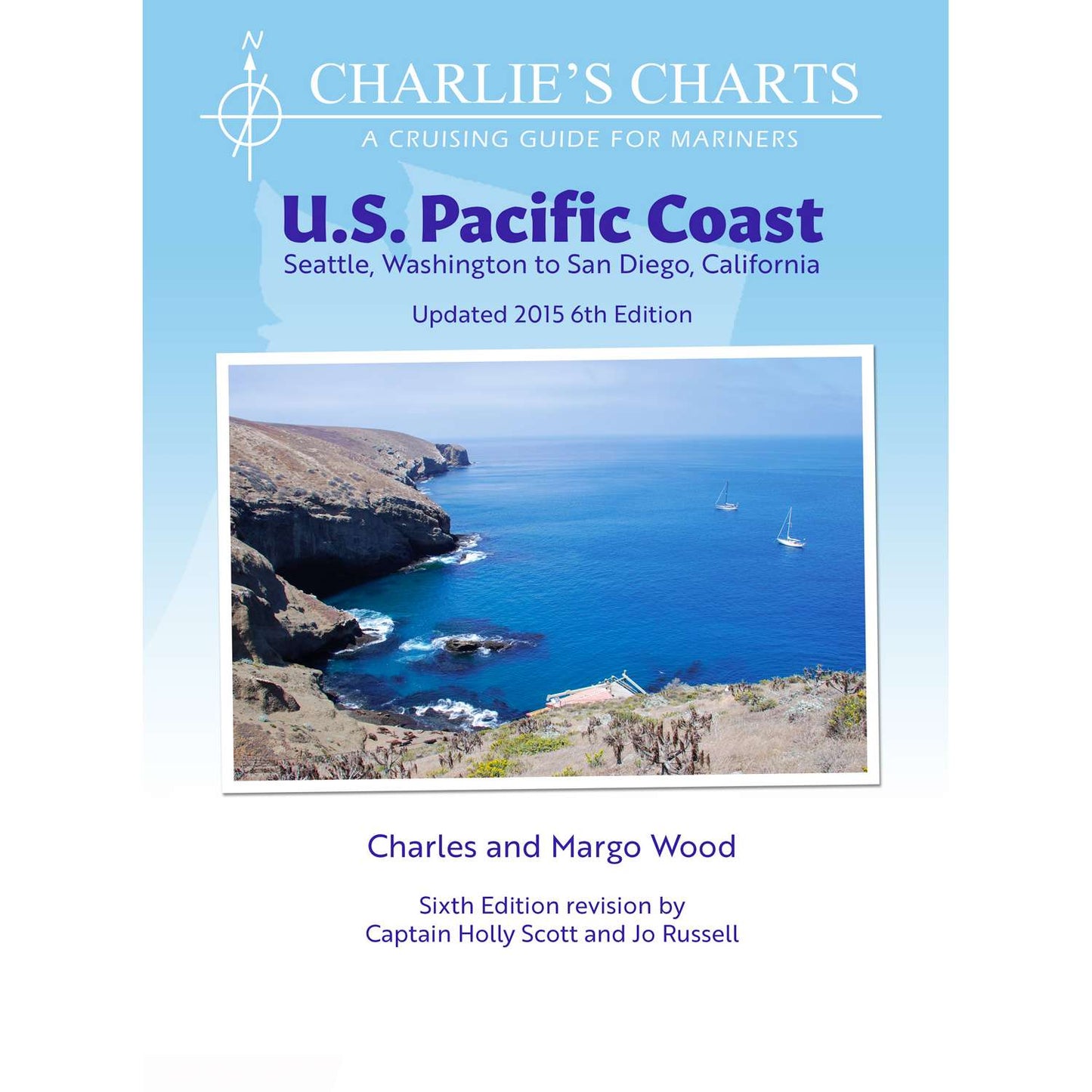 Paradise Clay IHP_CHC002* Charlie's Charts: U.S. PACIFIC COAST - Guide Book