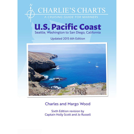 Paradise Clay IHP_CHC002* Charlie's Charts: U.S. PACIFIC COAST - Guide Book