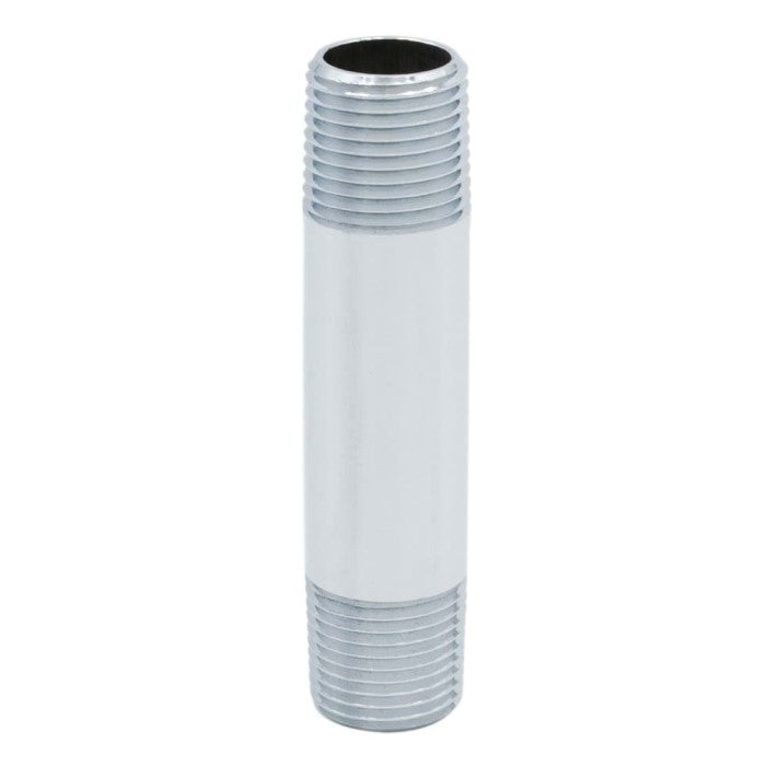 Legend Valves 311-070CNL 1/2" x 6" No Lead Chrome-Plated Brass Pipe Nipple