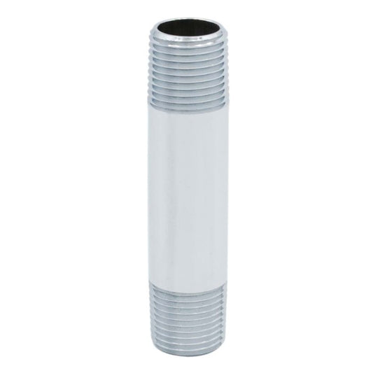 Legend Valves 311-070CNL 1/2" x 6" No Lead Chrome-Plated Brass Pipe Nipple