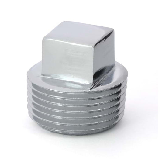 Legend Valves 310-183CNL 1/2" No Lead Chrome-Plated Cast Bronze Square Plug
