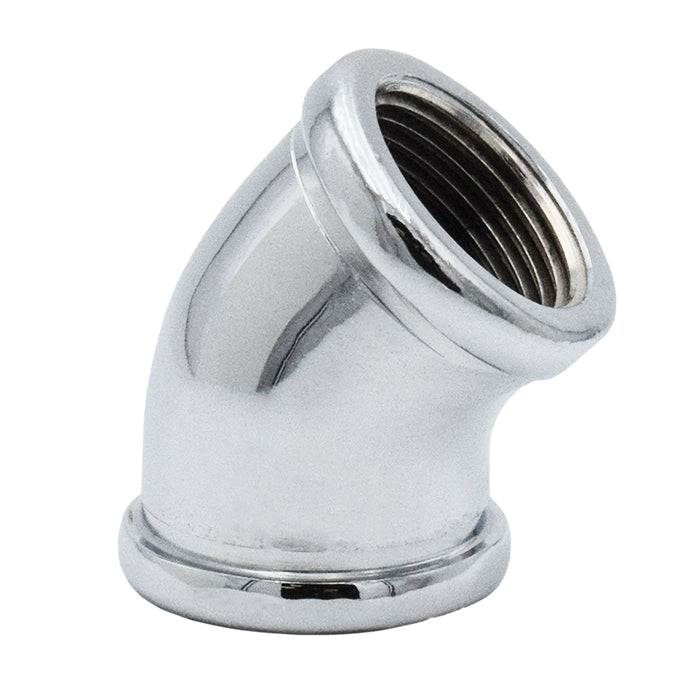 Legend Valves 310-023CNL 1/2" No Lead Chrome-Plated Cast Bronze 45° Elbow