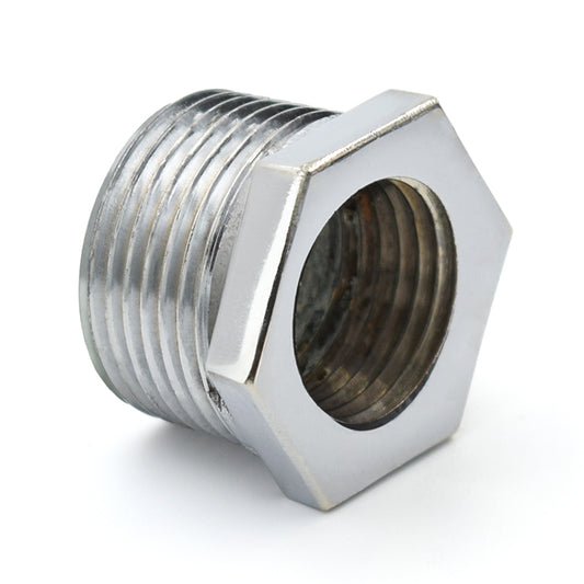Legend Valves 310-475CNL 1/2" x 3/8" No Lead Chrome-Plated Cast Bronze Hex Bushing