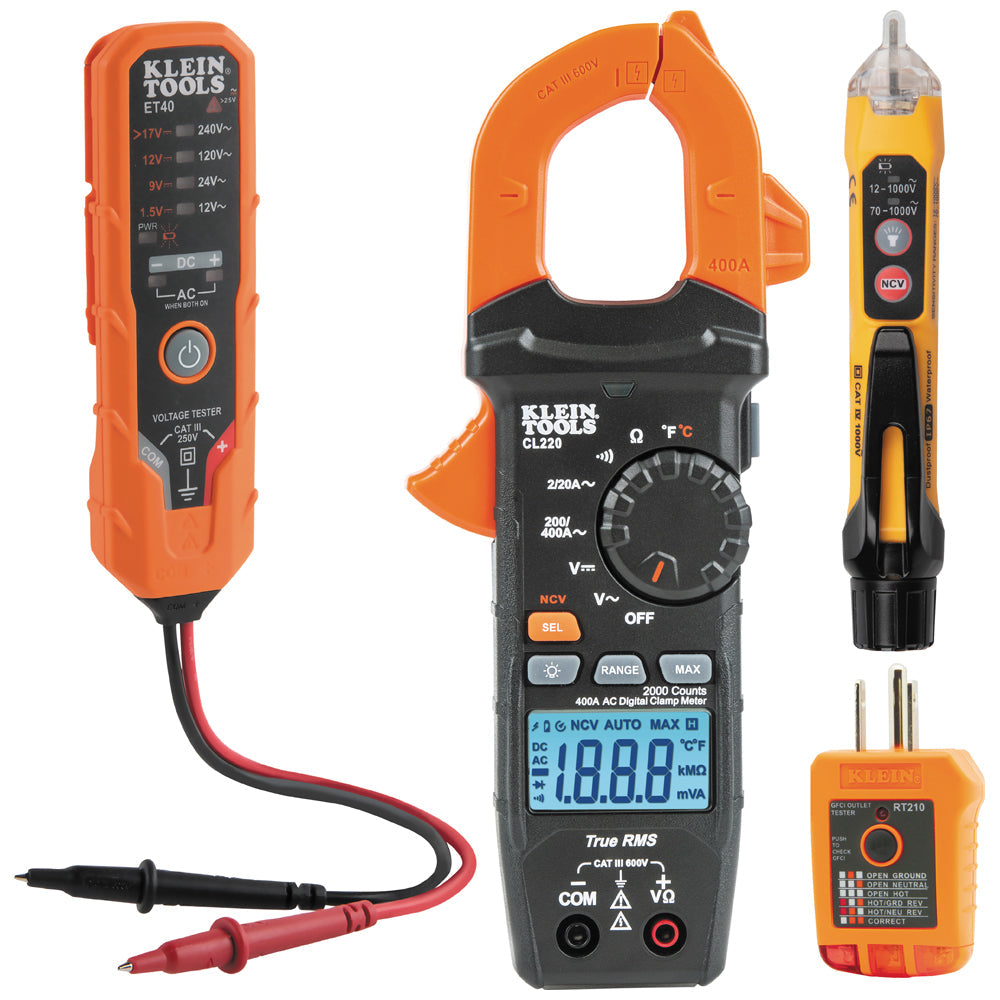 Klein Tools CL220VP Premium Meter Electrical Test Kit