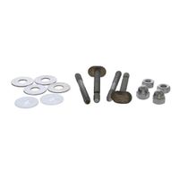 Jones Stephens C02830 1/4" x 2-1/4" Brass Snap-Off Bolt, 100 pcs.