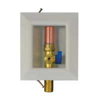 Jones Stephens B05741 Washing Machine Box, Right Outlet, 1/2" CPVC Connection