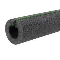 Jones Stephens I51258 2-5/8" ID (2-1/2" CTS) Semi-Slit Black Polyethylene Foam Pipe Insulation, 1/2" Wall Thickness, 60 ft. per Carton