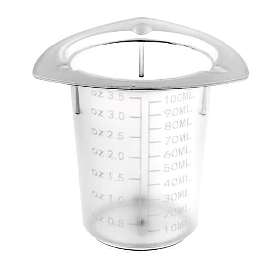 Globe Scientific 3641 Beaker Three Corner PP Graduated 100mL