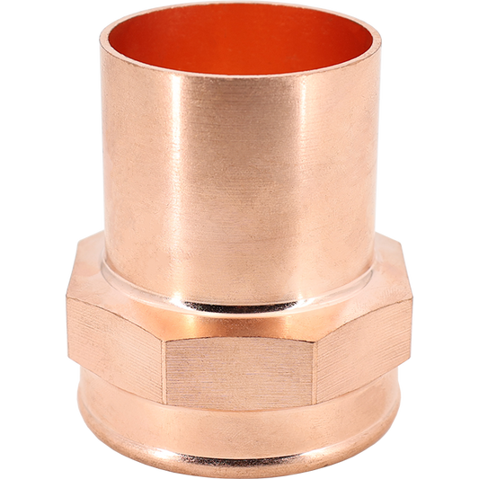 Legend Valves 450-834 1/2" x 3/8" Wrot Copper Fitting x FNPT Reducing Adapter