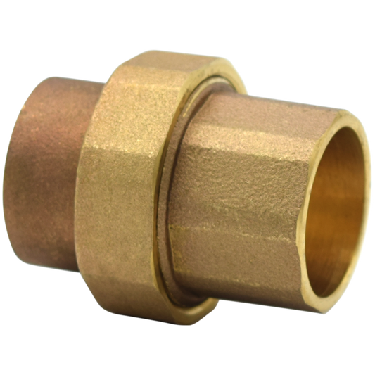 Legend Valves 302-305LNL 1" No Lead Cast Brass by Copper Sweat x Sweat Compact-Pattern Union