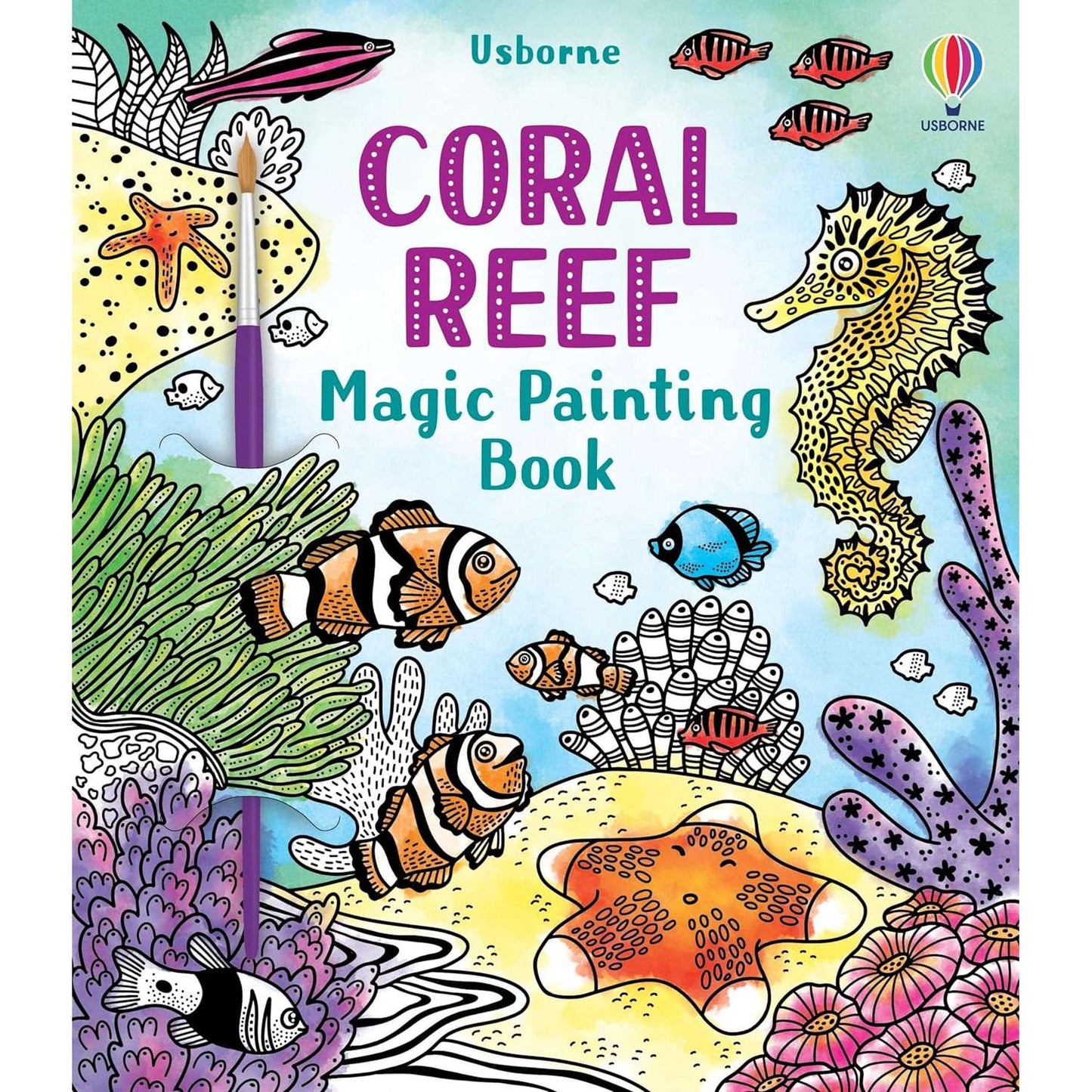 Paradise Clay HRW181 Coral Reef Magic Painting Book - Book
