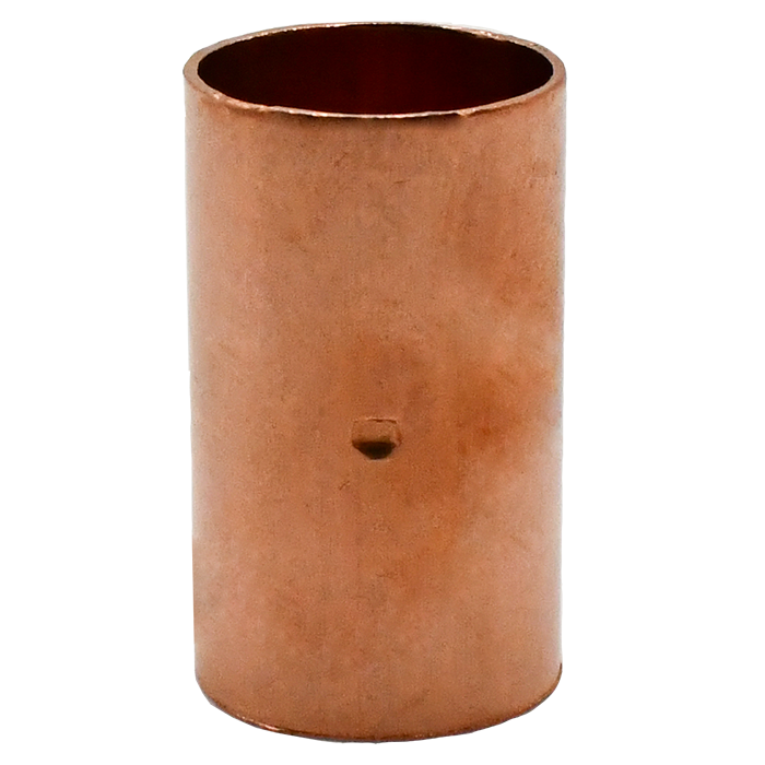 Legend Valves 450-638 2" x 2-1/8" Wrot Copper Coupling with Stop Dimple