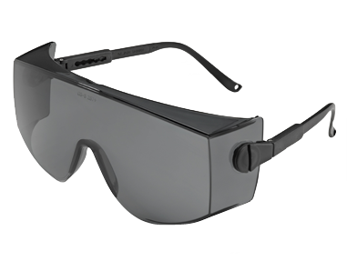 Gateway Safety 6883 CoverAlls OTG Safety Glasses - Over-the-Glasses Wraparound Eye Protection with Wide-Fit Polycarbonate Lens