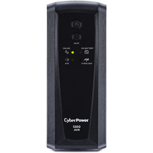 CyberPower AVR CP1200AVR 1200VA UPS - 1200VA/720W - 12 Minute Half Load - 4 x NEMA 5-15R - Battery/Surge-protected, 4 x NEMA 5-15R - Surge-protected