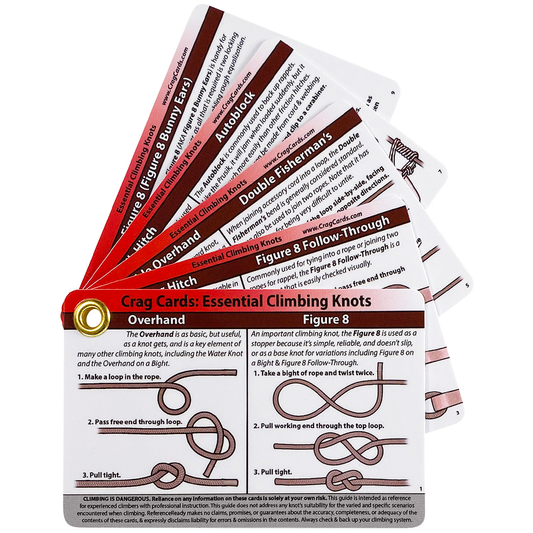 Paradise Clay RFR001 Crag Cards: Essential Climbing Knots - Book