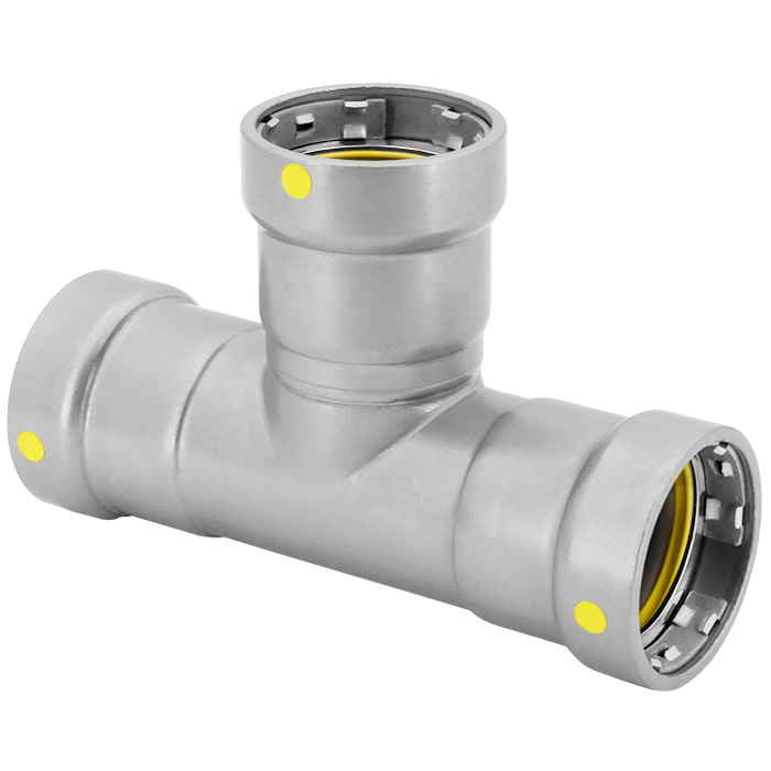 Legend Valves 441-106P 1-1/4" LegendPressCSG Carbon Steel Gas Tee