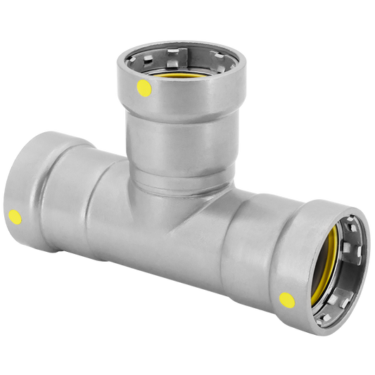 Legend Valves 441-107P 1-1/2" LegendPressCSG Carbon Steel Gas Tee