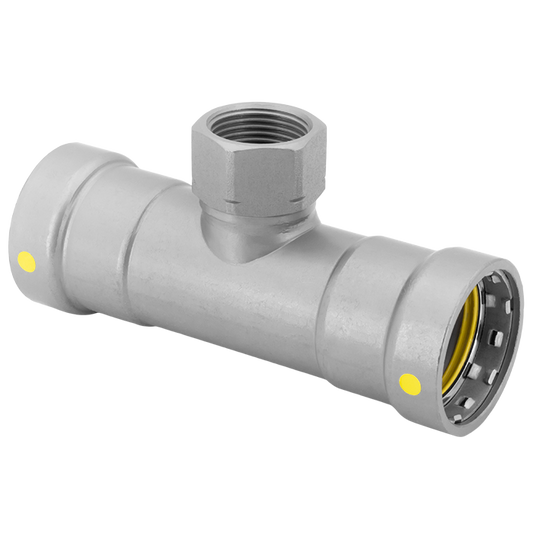 Legend Valves 441-442P 3/4" LegendPressCSG Carbon Steel Gas FNPT Tee