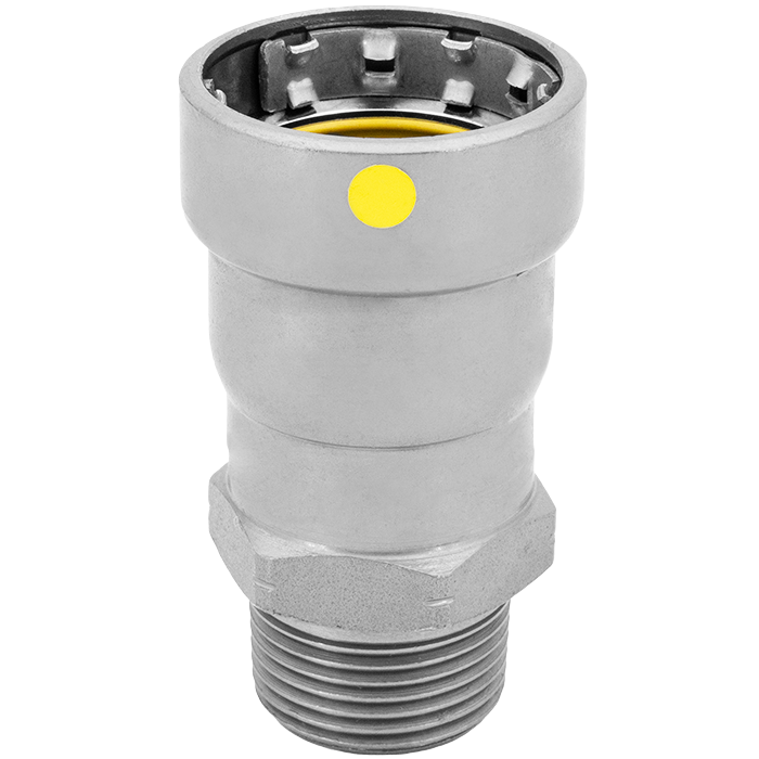 Legend Valves 441-754P 3/4" LegendPressCSG Carbon Steel Gas MNPT Adapter