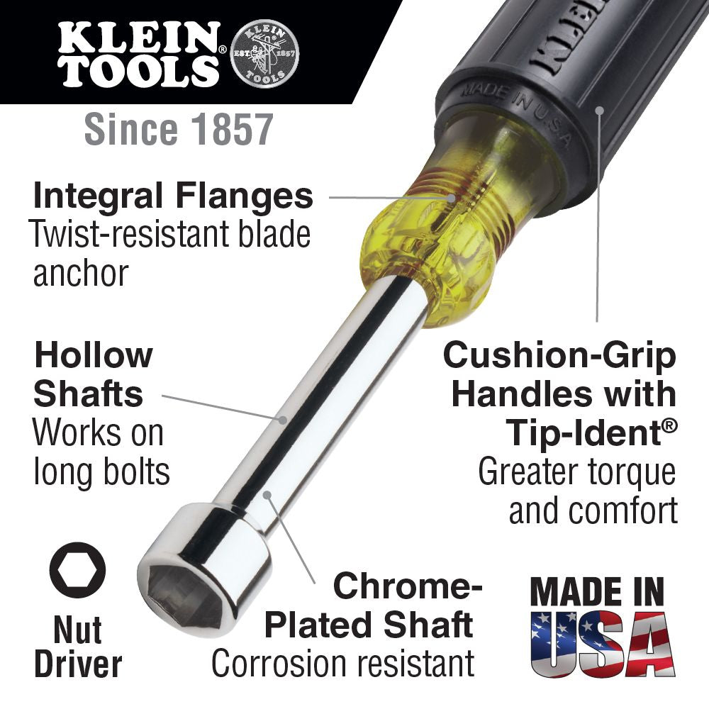 Klein Tools 630-3/16 65001 3/16" Nut Driver