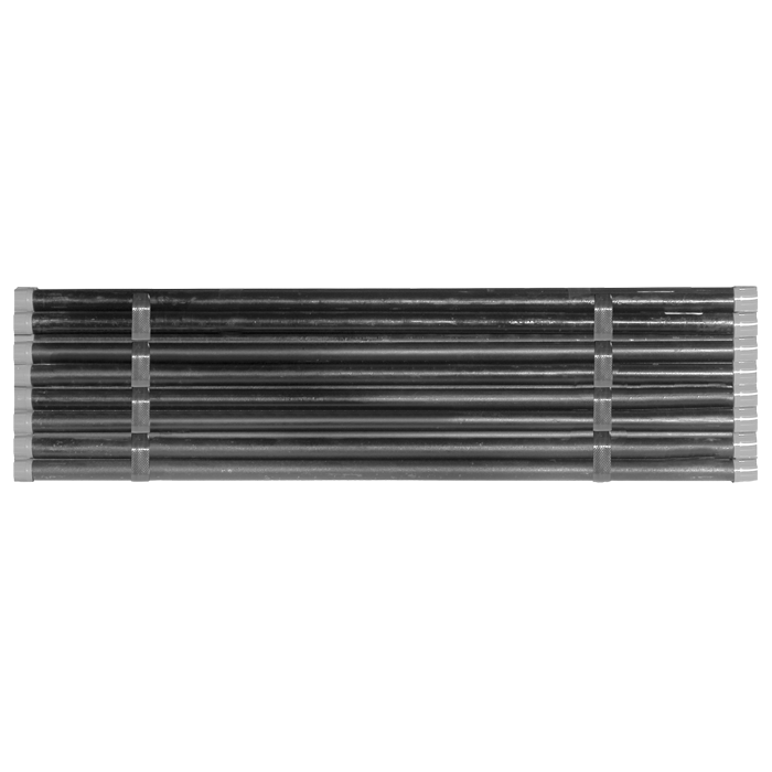 Legend Valves 355-199 2-1/2" x 15" Schedule 40 Cut-Length Black Iron Pipe