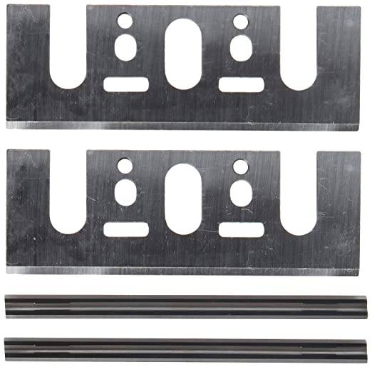 Makita D-17239 3‘1/4" Planer Blade Set with Set Plate, Double Edged Tungsten‘Carbide