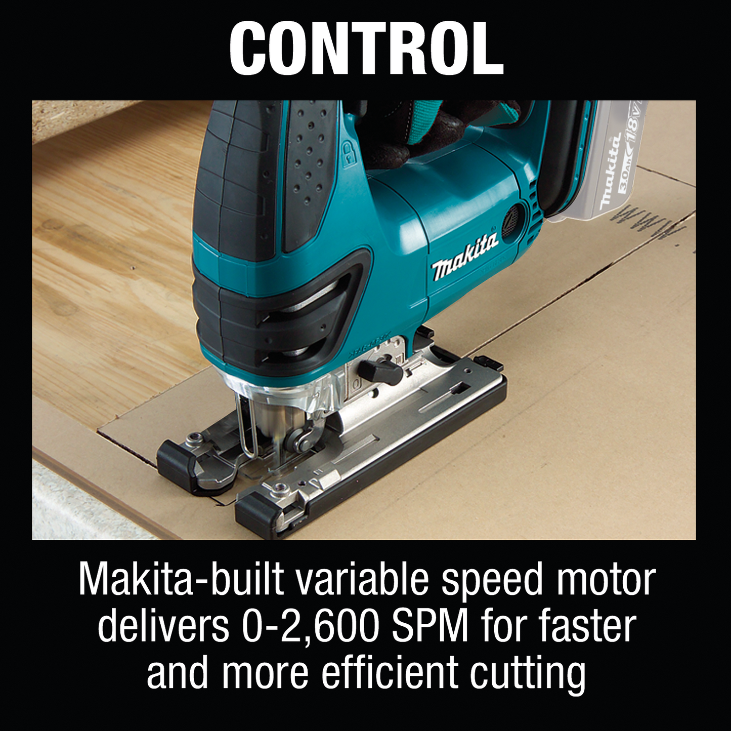 Makita XVJ03Z 18V LXT® Lithium‘Ion Cordless Jig Saw, Tool Only