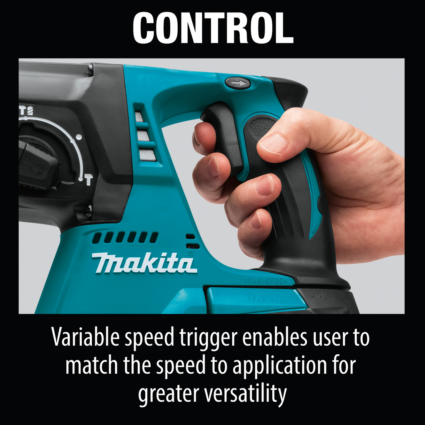 Makita XRH01Z 18V Lxt® Lithiumion Brushless Cordless 1" Rotary Hammer, Accepts Sdsplus Bits, Tool Only