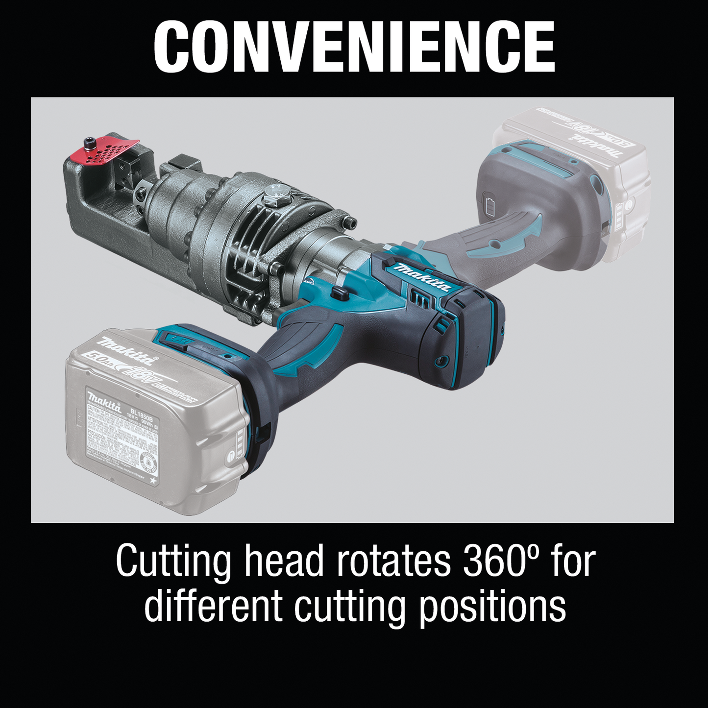 Makita XCS04ZK 18V Lxt® Lithiumion Brushless Cordless Rebar Cutter, Tool Only