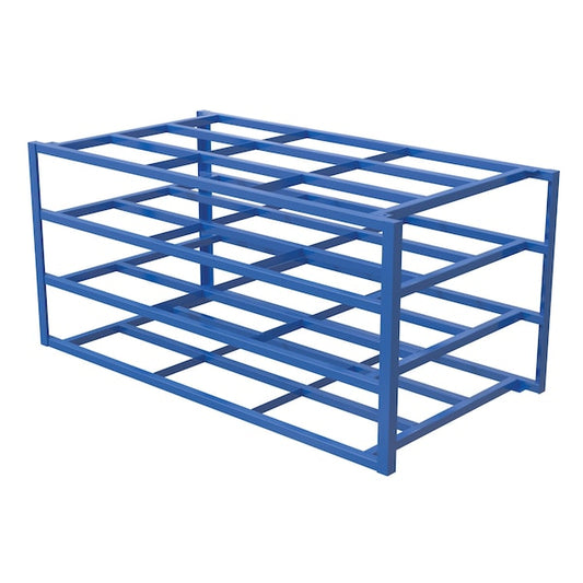 Vestil SHEET-R-57-HB-1 Sheet Rack, 60 in W, 3 Shelves, Blue
